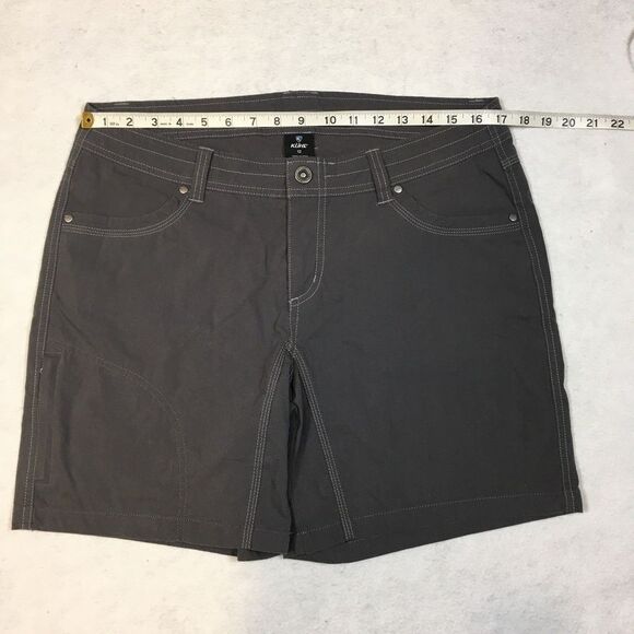 Kuhl Kliffside Air Roll-up Shorts Womens 12 7" Inseam Gray Hike Outdoor Utility - Picture 6 of 14